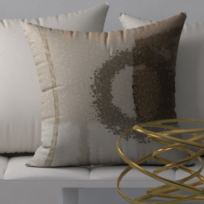 Housse de coussin carrée à motif de épices, 18" x 18"