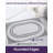 Oval Bath Mats For Bathroom,Absorbent Bath Mat, Washable Microfiber Bathroom Rug With Non Slip Backing,(Light Grey/17X30)-971676192