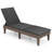 2PCS Patio Lounge Chair Recliner Chair w/ 3-Position Adjustable Backrest & Cushion Brown & Gray-1332632045-1332631827