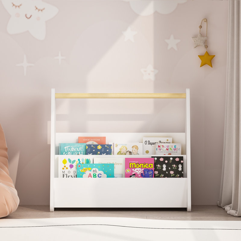 2-Tier Front-Facing Toddler Bookcase