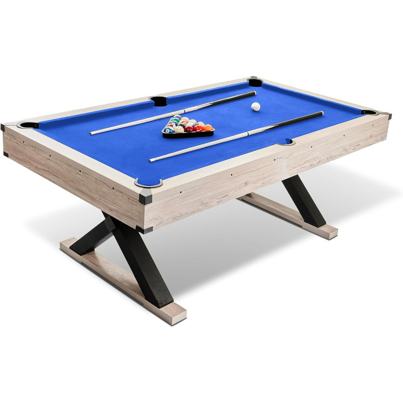 Blue Elephant 83.1cm L Pool Table, Blue