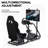 Anman Racing Simulator Cockpit Stand with Seat & TV Stand Fits Thrustmaster Logitech G923 G29 XBox, Not Include Steering wheel & Wheels & Pedals and Shifter Handbrake