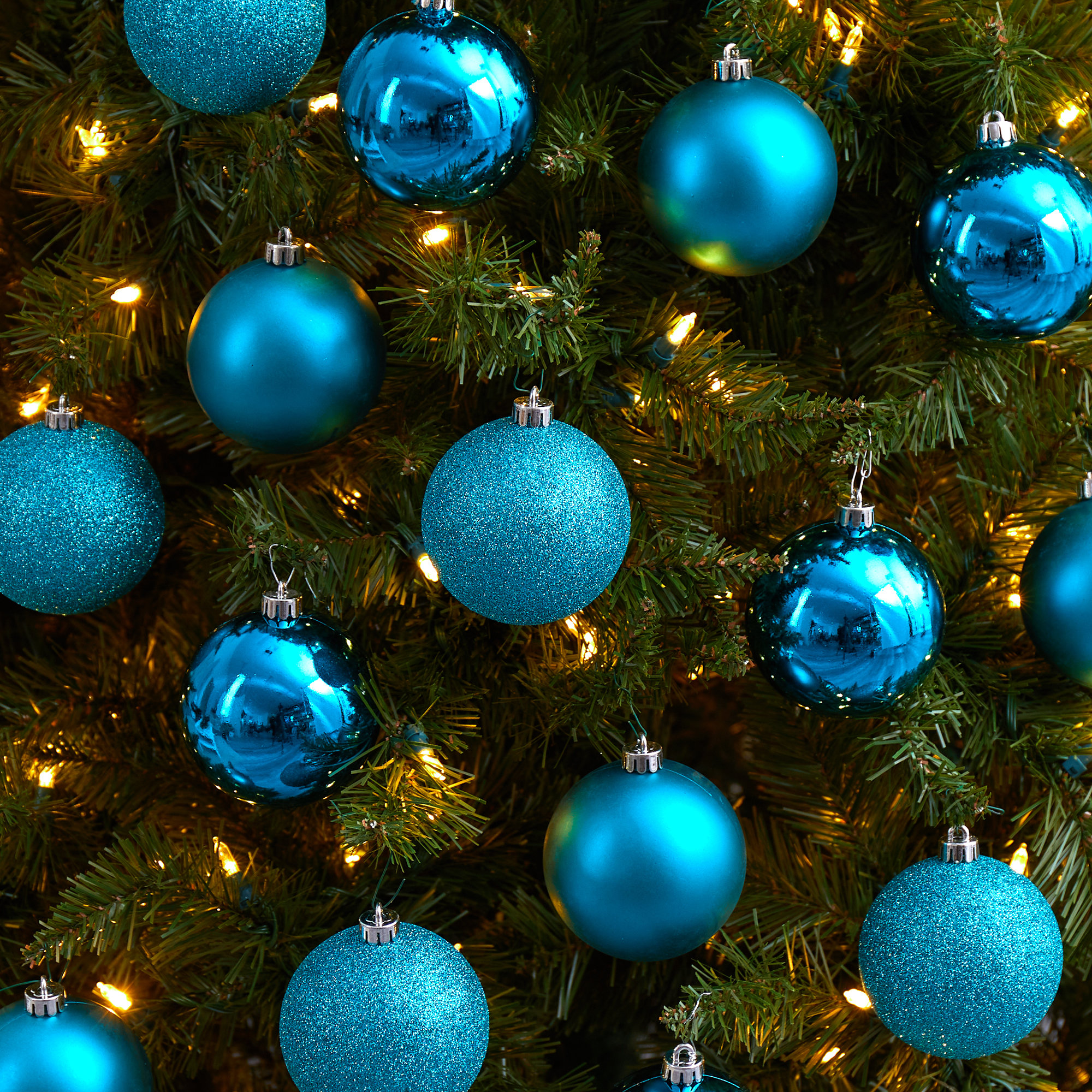 Ball Ornament (Set of 20), Teal