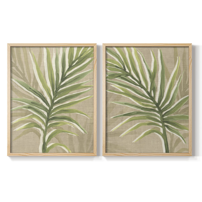 Toile de jute avec impression encadrée I-Premium - prêt à accrocher - aucun clou requis - aucun clou requis, Doré