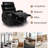 Geier PU Upholstered Heated Massage Chair,Lift Assistance-1959664055