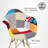 Modholic Eiffel Armchair With Wood Legs, Multi (Set Of 4)-2124442188