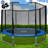 10' Garden Trampoline with Safety Enclosure