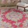 Lathan Bohemian FLAIR Boho Vintage Medallion Pink/Cream Rug