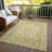 Machine Washable Indoor/Outdoor Xhevrie Tan Rug-1417870311
