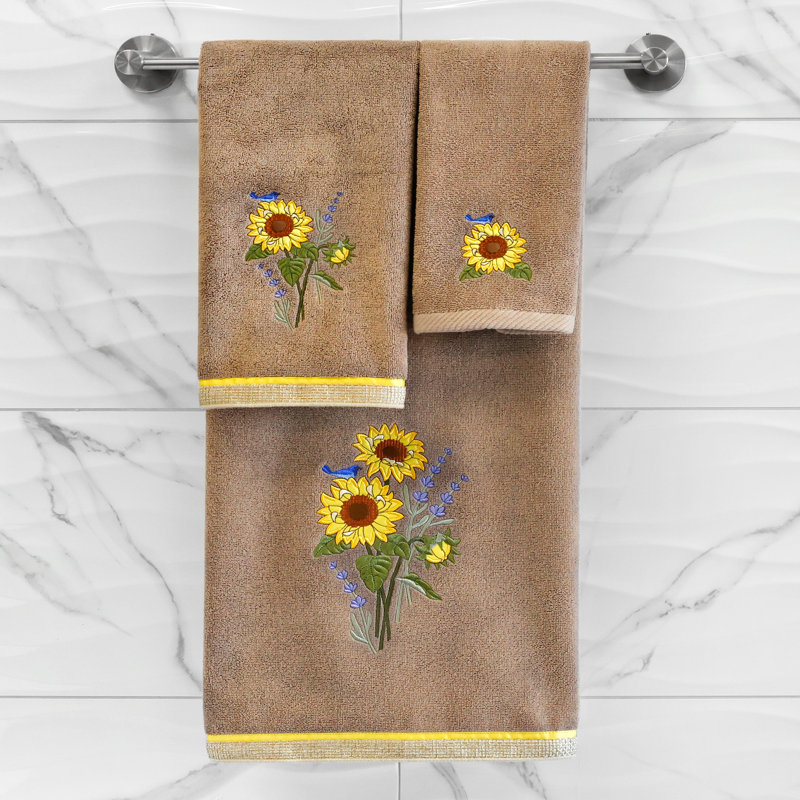 r 100% Turkish Cotton Hand Towel, Cocoa, Hand Towel-2Pack