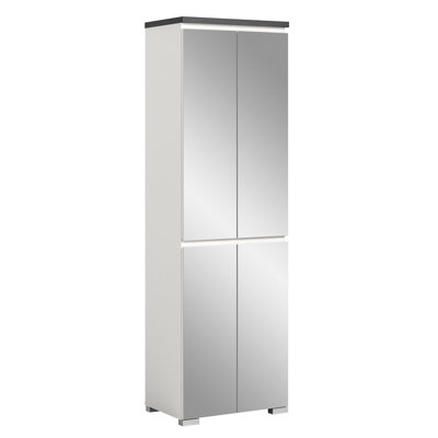 Shoelove Shoe Cabinet With Mirrored Doors