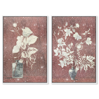 Romance Vases Set Graphic Art Canvas