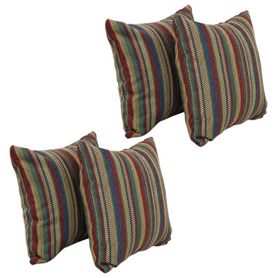 Striped Reversible Throw Pillow