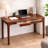 Solid Wood Writing Desk with Drawers, Home Office Desk-1366045698