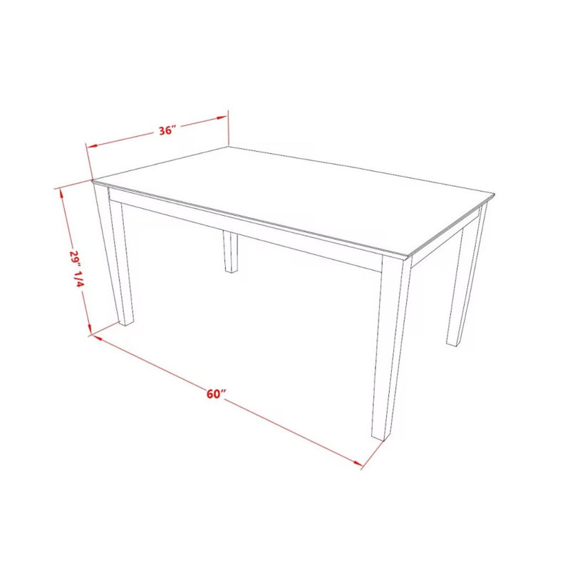 Ensemble de table de salle à manger 5 pièces pour 4 personnes comprenant une table de cuisine rectangulaire et 2 chaises de salle à manger en tissu de lin avec 2 bancs, 36 po x 60 po, chêne