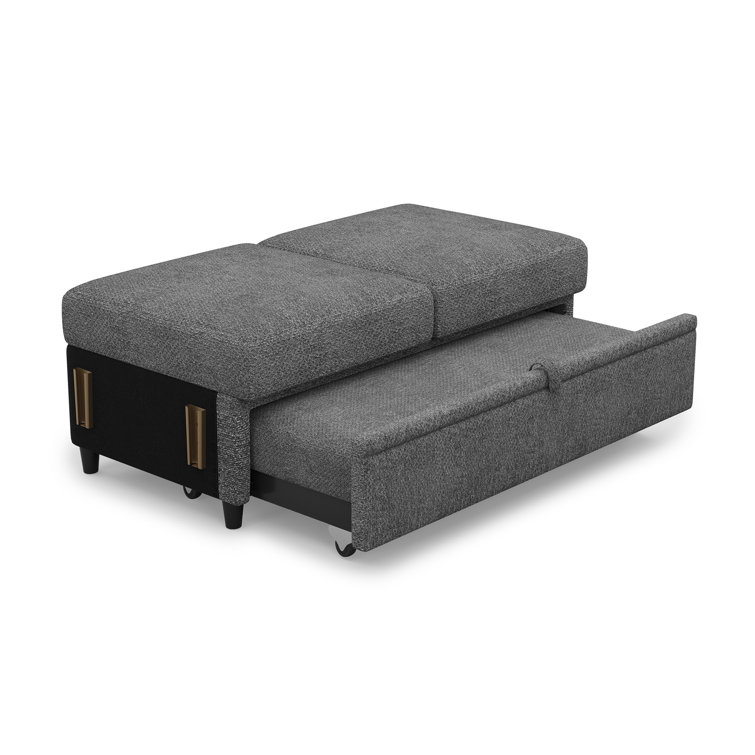 2-Seat Pull Out Bed Module(Without Backrest) For Chenille Sectional Sofa