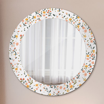 Huldar Glass Flat Wall Mirror