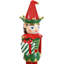 Statue de casse-noisette Elfe de Noël Jingles