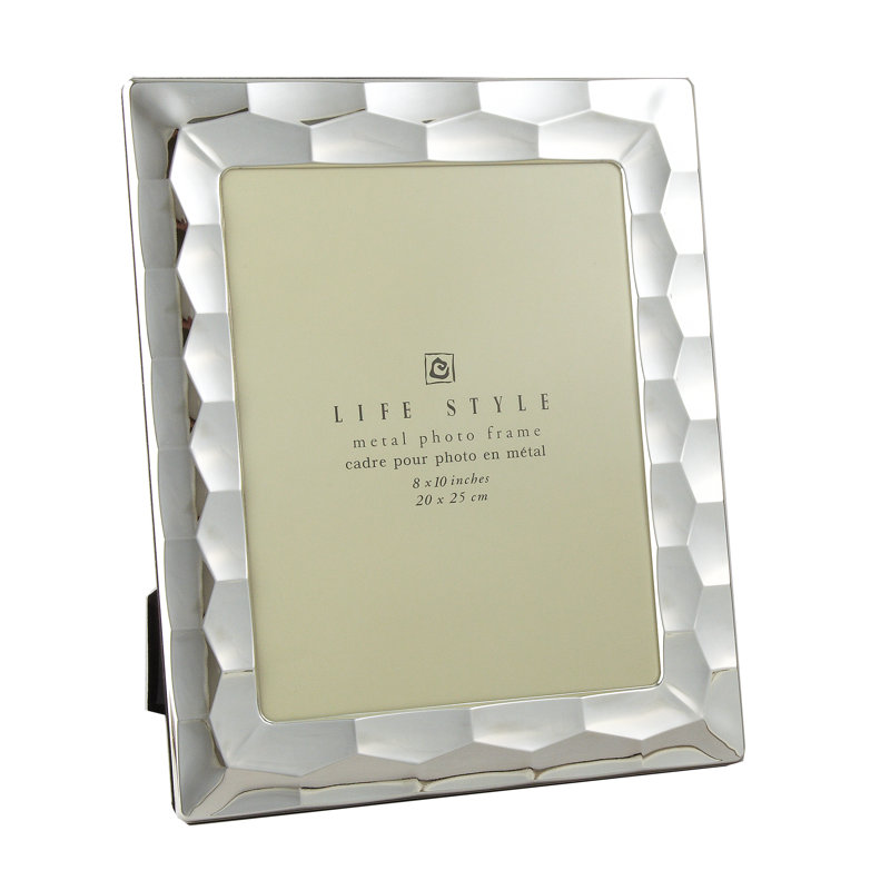 Cadre photo Lewellyn Prism, 8 po x 10 po, Argent