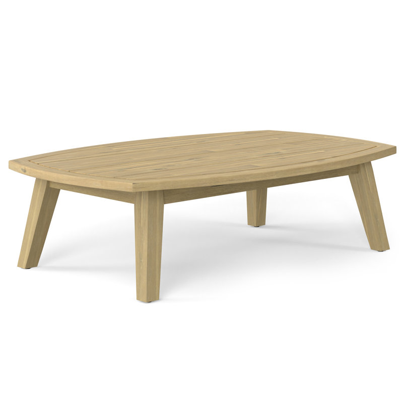 Table basse d'extérieur en acacia massif 45 po Parkside