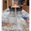 Abstract Area Rug in Blue/Brown/Gray-1445159671