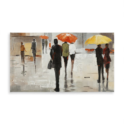 Abstract Passersby Tablecloth - Indoor/Outdoor Home Decor