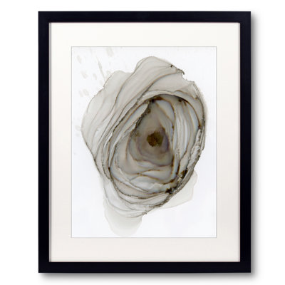 Gray Rose Print