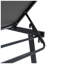 Chaise longue inclinable ajustable en aluminium et en maille Waterloo