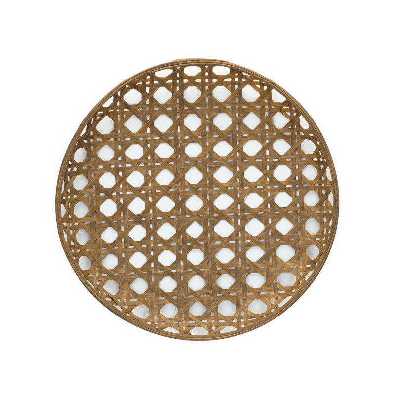 Pompano Bamboo Tray, 3.75" H x 22.25'' W x 22.25'' D