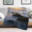 Jeté en flanelle Misty Rocks Sunrise Luxury-134322648