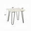 Table de bout en marbre blanc Modern Elegance-547571763