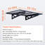 2 Piece Metal Floating Shelf-1107514263
