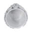 Sagebrook Home 7" Floral Applique Planter, White-358384829-358384831