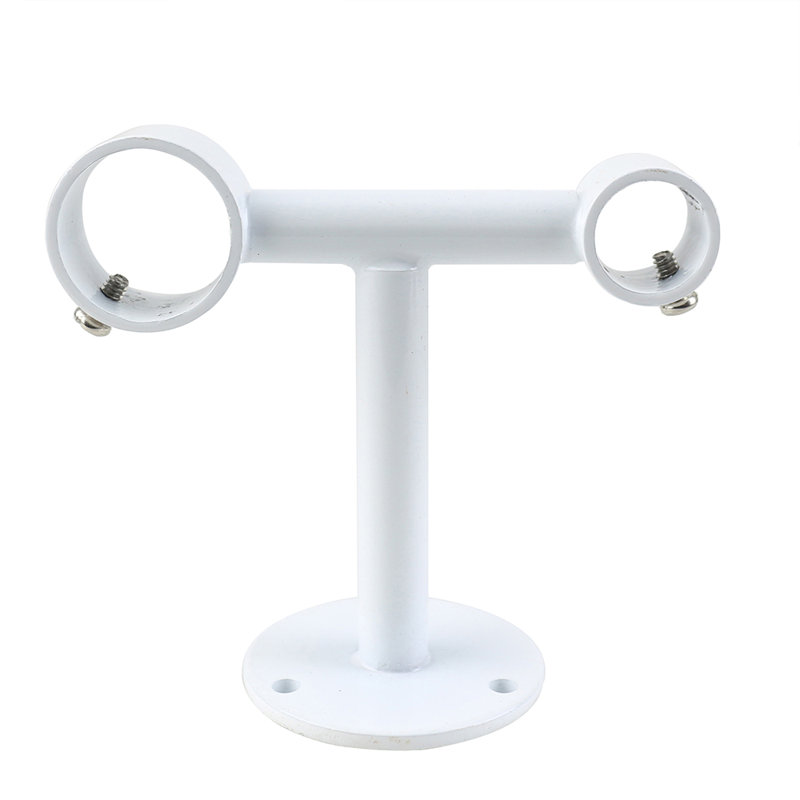 Support de fixation pour rideau Perrigo, Blanc lustré, H 3,625 po x l 4 po x P 1 po