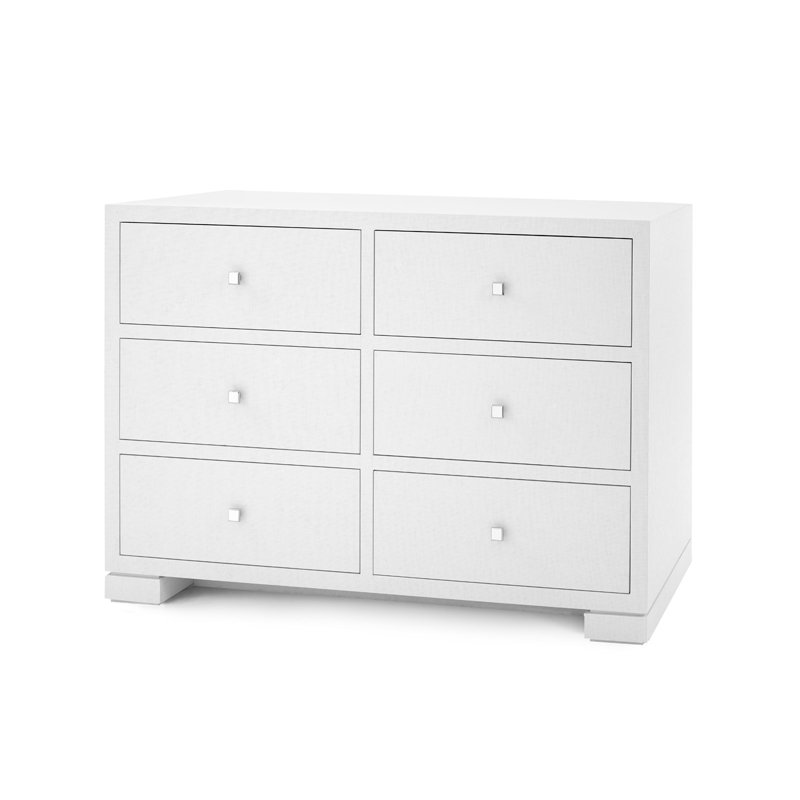 Frances Accent Chest, White