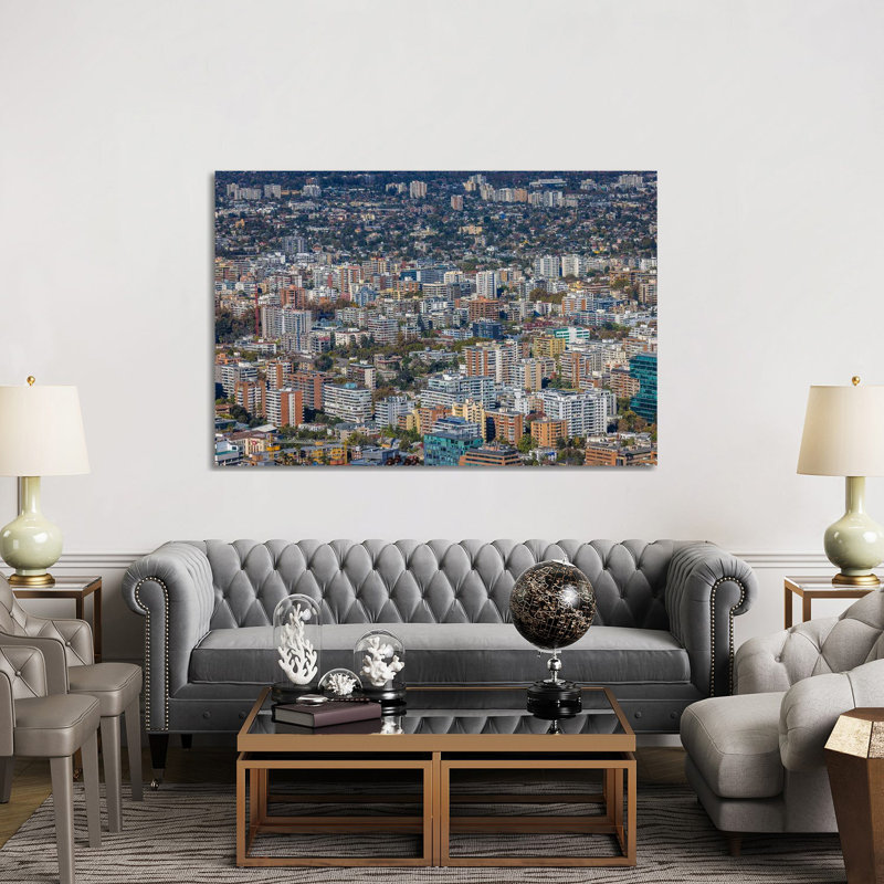 Santiago Apartment Skyline by Alex G Perez - Gallery-Wrapped Canvas Giclée on Canvas, 101.6 cm H x 66.04 cm W, Wrapped Canvas