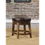 Ensemble de 2 tabourets pivotants ronds, chaise de style transitionnel pivotant à 360 degrés-101909141