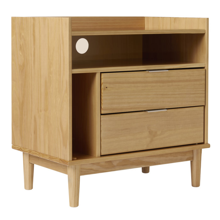 Wade Logan® Gheorghe Solid + Manufactured Wood Nightstand & Reviews ...