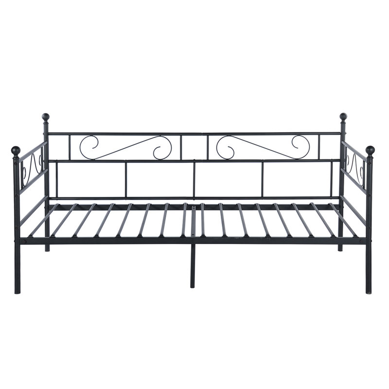 Vicksburg Metal Daybed, Black