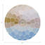 Mosaico Palm Beach Vegan Leather Round Coasters-2083595002