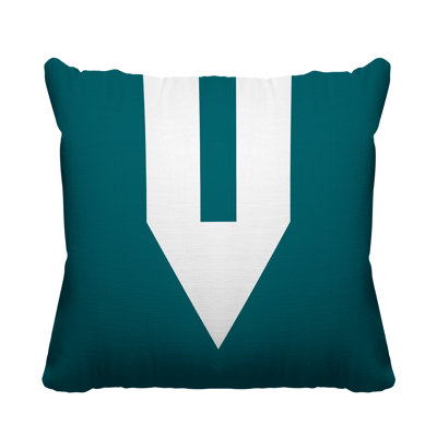 Coussin décoratif intérieur / extérieur en forme de V Sherman