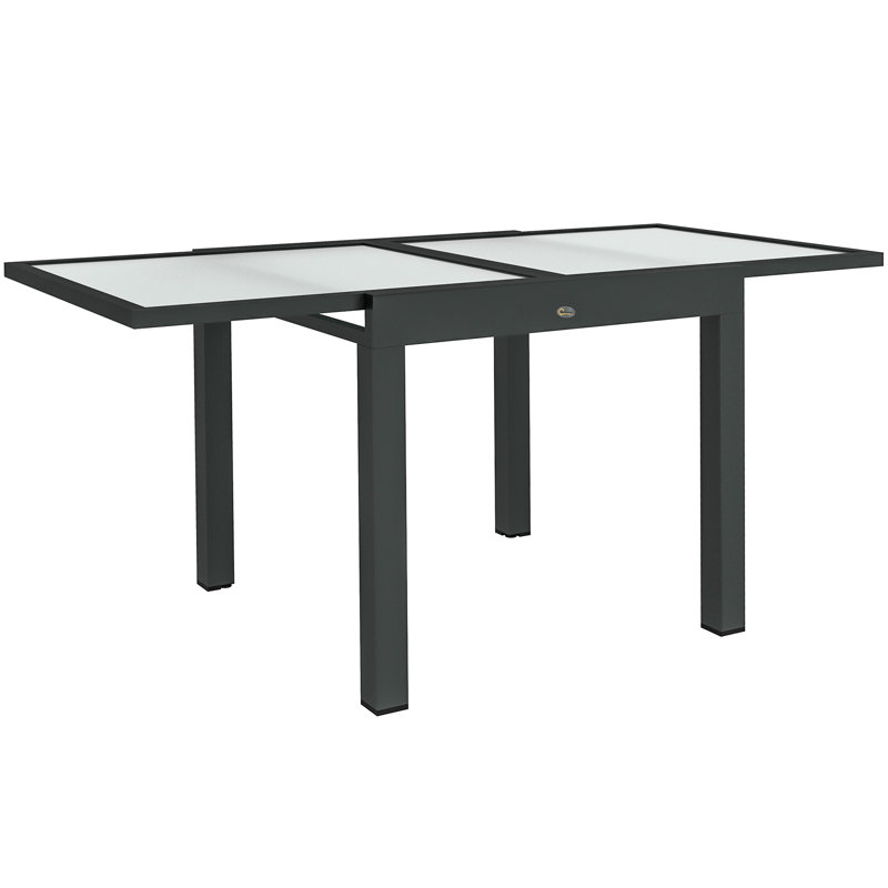Table de salle à manger d'extérieur rectangulaire L 63 po x l 31,5 po Ventnor