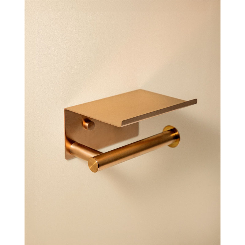 Pernelle Wall Mounted Toilet Paper Holder, Copper