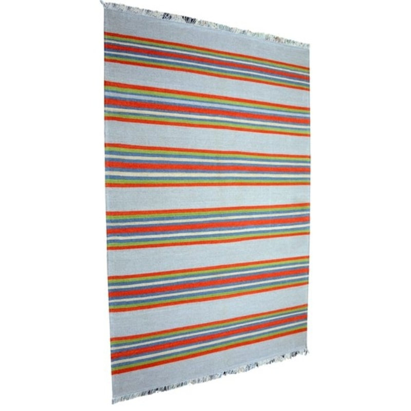 Angelynna Striped Hand Woven 120cm X 180cm Area Rug