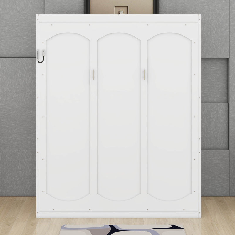 Full Size Murphy Bed With Shelves