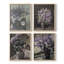 «Vintage Floral Print CCLXVII», 4 pièces sur papier-293219553-293219554