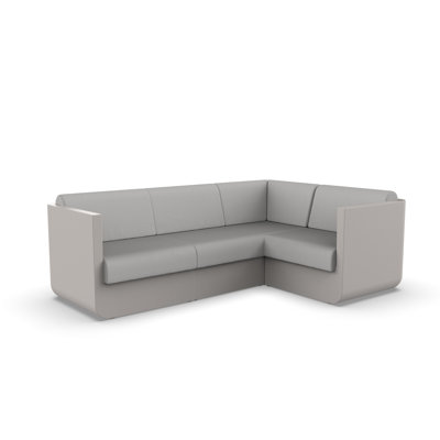 Canapé modulaire d'extérieur en forme de U de 94 po avec coussins Ulm
