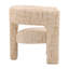 Chaise d'appoint rembourrée Bowie, gingembre