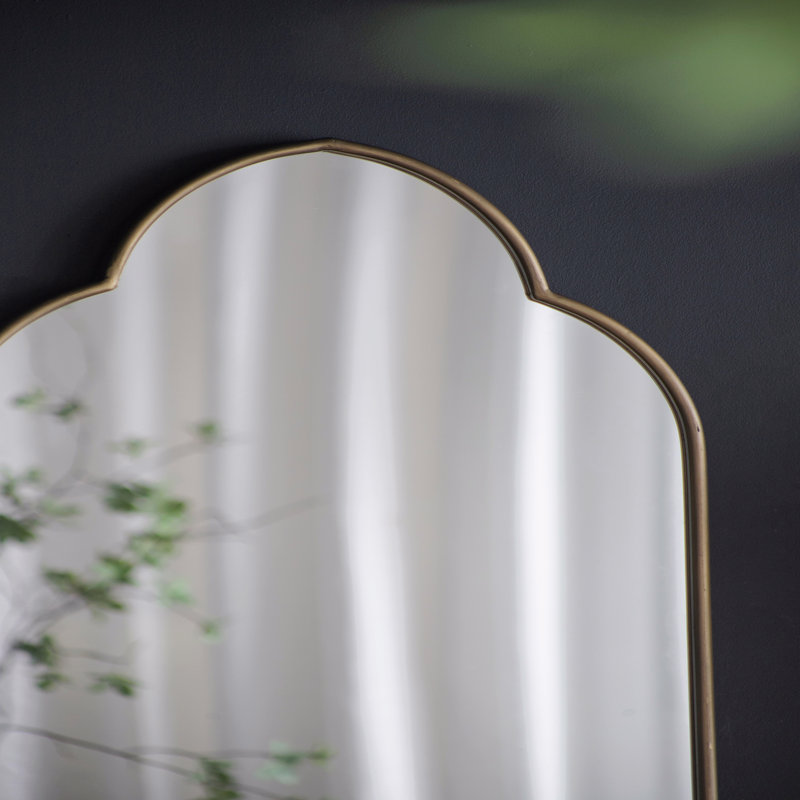 Wall Mirror With Notched Edges