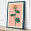 Single Stem in Pink Botanical - Wrapped Canvas-876892323-876892248